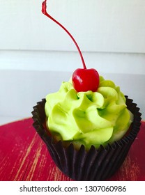 Cherry Limeade Cupcake