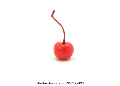 cherry on white background