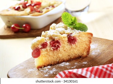 Cherry Sponge Cake