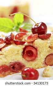 Cherry Sponge Cake