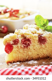 Cherry Sponge Cake