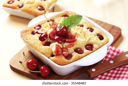 Cherry Sponge Cake