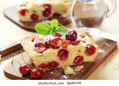 Cherry Sponge Cake