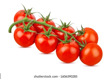 Cherry Tomato Isolated On White Background With Clipping Path