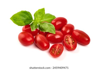 Cherry tomatoes, isolated on white background. - Powered by Shutterstock