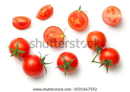Image, Stock Photo Small tomatoes halved
