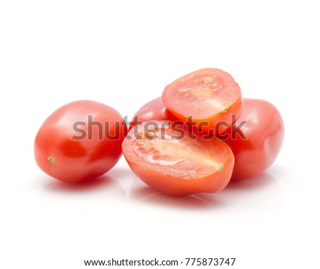 Similar – Image, Stock Photo Small tomatoes halved