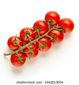 cherry tomatoes on branch isolated on white background - Powered by Shutterstock