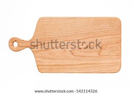 Cherry wood cutting board, handmade wood cutting board Foto d'archivio © 
