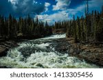 Cheslatta Falls in Bulkley-Nechako, BC