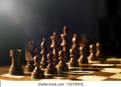 Similar Images, Stock Photos & Vectors of Chess figures on chessboard -  1019251675 | Shutterstock