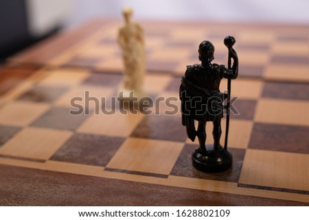 chess board game concept of business ideas