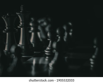 Chess board game. Strategy ideas concept business futuristic graphic icon. - Shutterstock ID 1905532033