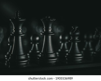 Chess board game. Strategy ideas concept business futuristic graphic icon. - Shutterstock ID 1905536989