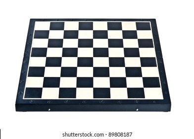 Chess Board Isolated On A White Background