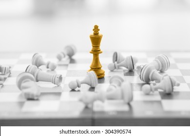 Chess Business Concept, Leader & Success