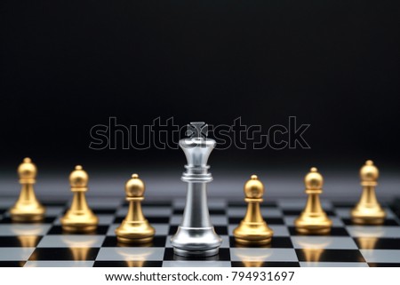 Similar – The lady in the game of chess.