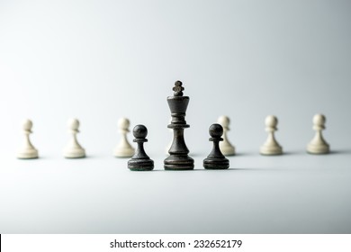 Chess figure, business concept strategy, leadership, team and success - Shutterstock ID 232652179