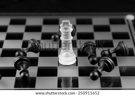 Similar – The lady in the game of chess.