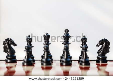 Chess game on the board Creating a Business Strategy in King of Kings Chess