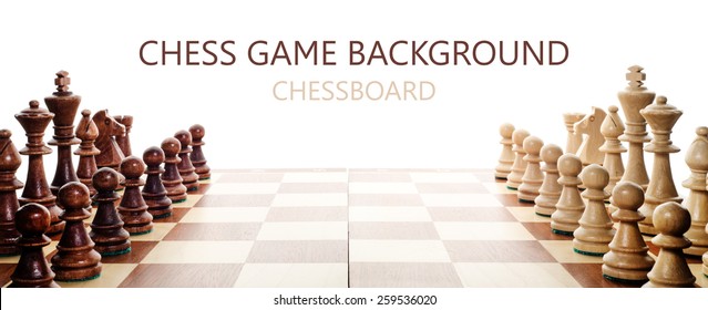 Chess On White Background