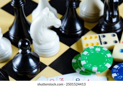 Chess and other gaming accessories - Powered by Shutterstock