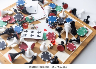 Chess and other gaming accessories - Powered by Shutterstock