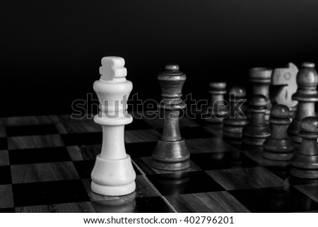 Similar – The lady in the game of chess.