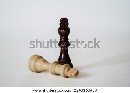 chess pieces placed on the board