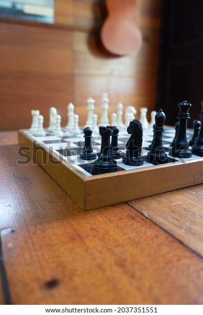 Chess is a
two-person strategy game played on a chessboard consisting of 64
squares, arranged in 8 × 8 squares, which are equally divided (32
squares each) into white and black
groups.