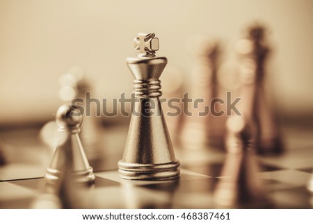 Chess. Win concept.