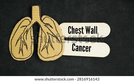 Chest wall cancer involves abnormal growths in the bones, cartilage, or soft tissues of the chest. malignant tumor that forms in the bones, cartilage, muscles, or soft tissues of the chest framework.