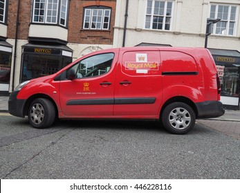 CHESTER, UK - CIRCA JUNE 2016: Royal Mail Car