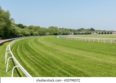 CHESTER, UNITED KINGDOM - June 04, 2016: Section of the horse racing track at Chester. June 04 2016.