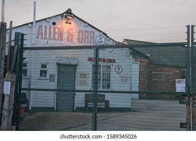 CHESTERFIELD, ENGLAND - DECEMBER 15, 2019: Exterior Of Main Office Of Allen & Orr Timber Merchant