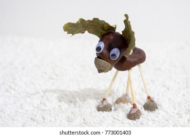 Chestnut Animal Figure On The Table. Slovakia