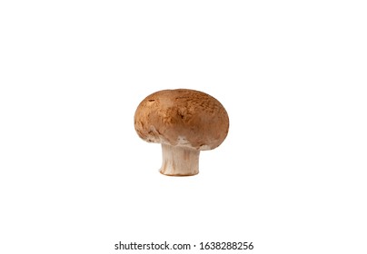 Chestnut Mushrooms Isolated On White Background