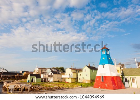 Cheticamp Harbour Range Front Lighthouse. Cheticamp, Nova Scotia, Canada.