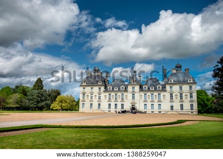 Cheverny Castle in Loire valley,France