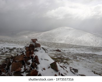 The Cheviot In The Snow, March 2008, Northumberland, UK