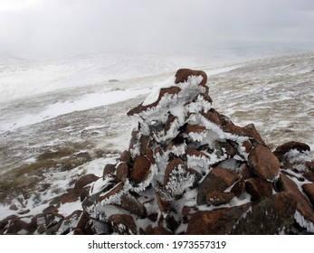 The Cheviot In The Snow, March 2008, Northumberland, UK