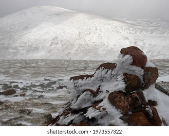 The Cheviot In The Snow, March 2008, Northumberland, UK