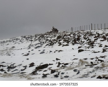 The Cheviot In The Snow, March 2008, Northumberland, UK