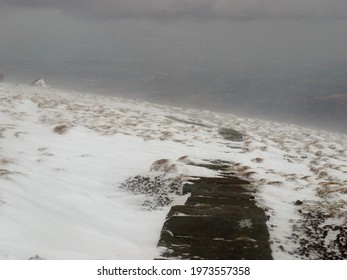 The Cheviot In The Snow, March 2008, Northumberland, UK