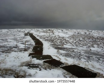 The Cheviot In The Snow, March 2008, Northumberland, UK