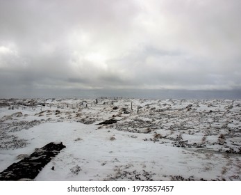 The Cheviot In The Snow, March 2008, Northumberland, UK