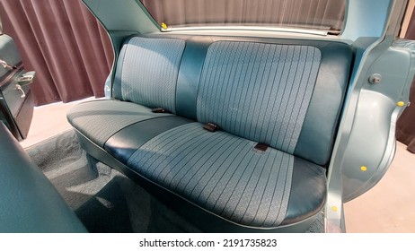 Chevrolet Bel Air 1966 BelAir 1967   Car Interior Cabin Seats Interior No People Inside Cockpit In Orebro Sweden On 16.07.2022