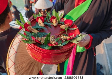 Chewing betel and areca nuts served as offerings in important traditional ceremonies in Vietnam