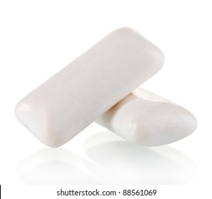 Chewing Gum Isolated On White