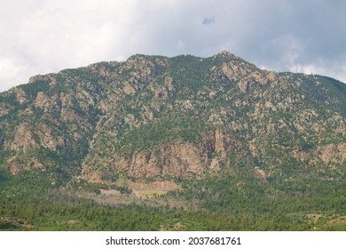 A Cheyenne Mountain And Cloud 